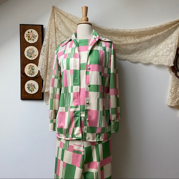 1960’s Leslie Faye • 3 Piece Pants Suit - Picture 2 of 10